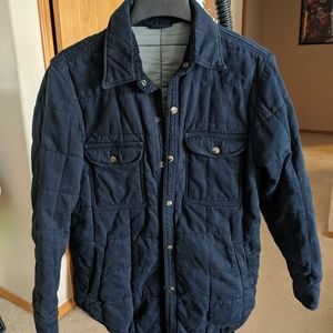 US made Save Khakis United quilted shirt jacket